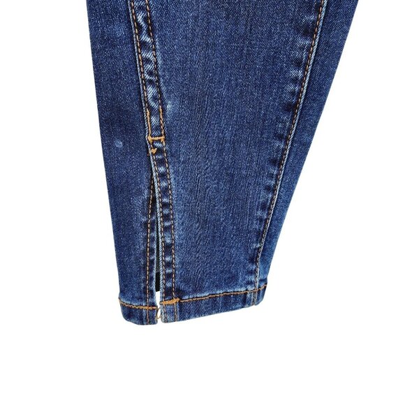 Pilcro And The Letterpress By Anthropologie Mid Rise Skinny Jeans Size 29 blue - Picture 12 of 15